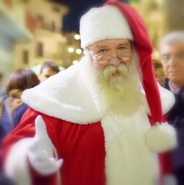 Primo piano di Babbo Natale