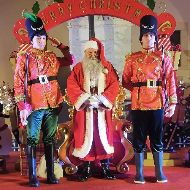 Babbo Natale con i soldatini